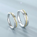 Paire d'Alliances Gold Line