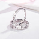 Paire d'Alliances Forever Love